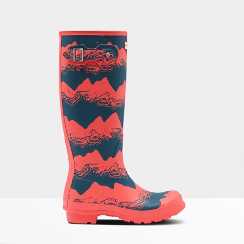 Hunter Original Tall Storm Stripe Tall Wellies (H876L) Ireland
